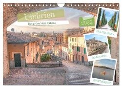 Umbrien - Das grüne Herz Italiens (Wandkalender 2025 DIN A4 quer), CALVENDO Monatskalender - Joana Kruse
