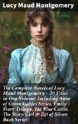 Cover-Bild zum Titel 'The Complete Novels of Lucy Maud Montgomery - 20 Titles in One Volume: Including Anne of Green Gables Series, Emily Starr Trilogy, The Blue Castle, The Story Girl & Pat of Silver Bush Series' von 'Lucy Maud Montgomery'