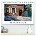 Holzhäuser in Irkutsk (hochwertiger Premium Wandkalender 2024 DIN A2 quer), Kunstdruck in Hochglanz - Lucy M. Laube