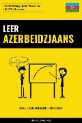 Leer Azerbeidzjaans - Snel / Gemakkelijk / Efficiënt - Pinhok Languages