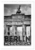 BERLIN in Monochrom (Wandkalender 2024 DIN A3 hoch), CALVENDO Monatskalender - Melanie Viola