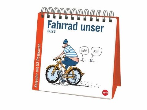 Butschkow: Fahrrad unser Premium-Postkartenkalender 2023 - Peter Butschkow