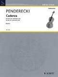 Cadenza: Version for Cello Solo - Krzysztof Penderecki