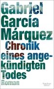 Chronik eines angekündigten Todes - Gabriel García Márquez