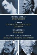 Cover-Bild zum Titel 'Klassiker des philosophischen Denkens' von 'Khalil Gibran, Platon, Konfuzius, Arthur Schopenhauer'