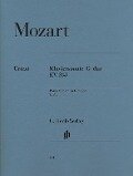 Mozart, Wolfgang Amadeus - Klaviersonate G-dur KV 283 (189h) - Wolfgang Amadeus Mozart