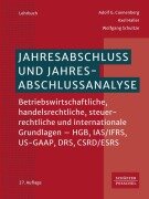 Cover-Bild zum Titel 'Jahresabschluss und Jahresabschlussanalyse' von 'Adolf G. Coenenberg, Axel Haller, Wolfgang Schultze'