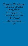 ' Minima Moralia' neu gelesen - Theodor W. Adorno