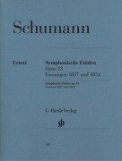 Cover-Bild zum Titel 'Schumann, Robert - Symphonische Etüden op. 13, Fassungen 1837 und 1852' von 'Robert Schumann'