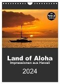 Hawaii - Land of Aloha (Wandkalender 2024 DIN A4 hoch), CALVENDO Monatskalender - Uwe Bade