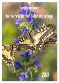 Familienplaner Bunte Pracht der Schmetterlinge (Wandkalender 2024 DIN A3 hoch), CALVENDO Monatskalender - Dany¿s Blickwinkel