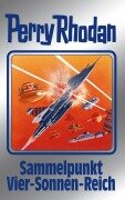 Cover-Bild zum Titel 'Perry Rhodan 134: Sammelpunkt Vier-Sonnen-Reich (Silberband)' von 'Thomas Ziegler, H. G. Ewers, Detlev G. Winter, Clark Darlton, H. G. Francis'