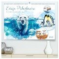 Eisige Polarkreise - Faszination der polaren Tierwelt (hochwertiger Premium Wandkalender 2025 DIN A2 quer), Kunstdruck in Hochglanz - Anja Frost
