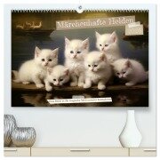 Märchenhafte Helden - Eine Reise in die magische Welt unserer Katzen (hochwertiger Premium Wandkalender 2026 DIN A2 quer), Kunstdruck in Hochglanz - Daniela Tapper