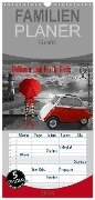Familienplaner 2024 - Oldtimer und Pin-Up Girls by Mausopardia mit 5 Spalten (Wandkalender, 21 x 45 cm) CALVENDO - Monika Jüngling Alias Mausopardia