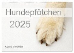 Hundepfötchen (Wandkalender 2025 DIN A2 quer), CALVENDO Monatskalender - Carola Schubbel