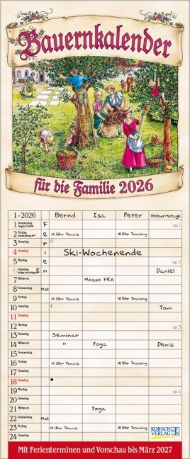 Bauernkalender 2026 - 