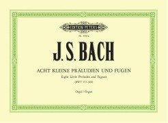 Cover-Bild zum Titel '8 kleine Präludien und Fugen BWV 553-560' von 'Johann Sebastian Bach'
