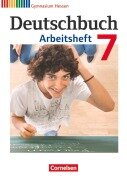 Cover-Bild zum Titel 'Deutschbuch 7. Schuljahr. Gymnasium Hessen. Arbeitsheft mit Lösungen' von 'Cordula Grunow, Vera Potthast, Andrea Wagener, Irmgard Schick, Deborah Mohr'