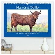 Cover-Bild zum Titel 'Highland Cattle, die Hochlandrinder aus Pfeffingen (hochwertiger Premium Wandkalender 2026 DIN A2 quer), Kunstdruck in Hochglanz' von 'Günther Geiger'