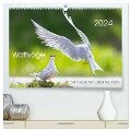 Wattvögel an der Friesischen IJsselmeerküste (hochwertiger Premium Wandkalender 2024 DIN A2 quer), Kunstdruck in Hochglanz - Thomas Will