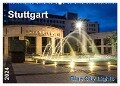 Stuttgart - Blue City Lights (Wandkalender 2024 DIN A2 quer), CALVENDO Monatskalender - Thomas Seethaler