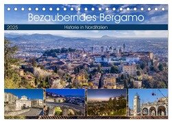 Bezauberndes Bergamo (Tischkalender 2025 DIN A5 quer), CALVENDO Monatskalender - Melanie Viola