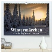Wintermärchen Landschaften im Schnee (hochwertiger Premium Wandkalender 2025 DIN A2 quer), Kunstdruck in Hochglanz - Elisabeth Stanzer