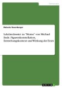 Cover-Bild zum Titel 'Lektüredossier zu "Momo" von Michael Ende. Figurenkonstellation, Entstehungskontext und Wirkung des Texts' von 'Melanie Rosenberger'