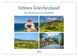 Grünes Griechenland (Wandkalender 2025 DIN A2 quer), CALVENDO Monatskalender - Ursula Di Chito