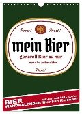 BIER Wandkalender -Trinken mit Stil (Wandkalender 2025 DIN A4 hoch), CALVENDO Monatskalender - Steckandose Dmr