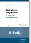 Basiswissen Vergaberecht (E-Book) - Stephan Rechten, Marc Röbke