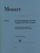 Cover-Bild zum Titel 'Mozart, Wolfgang Amadeus - Klarinettenquintett A-dur KV 581 und Fragment KV Anh. 91 (516c)' von 'Wolfgang Amadeus Mozart'