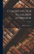 Geschichte Der Indischen Litteratur; Volume 1 - Moriz Winternitz