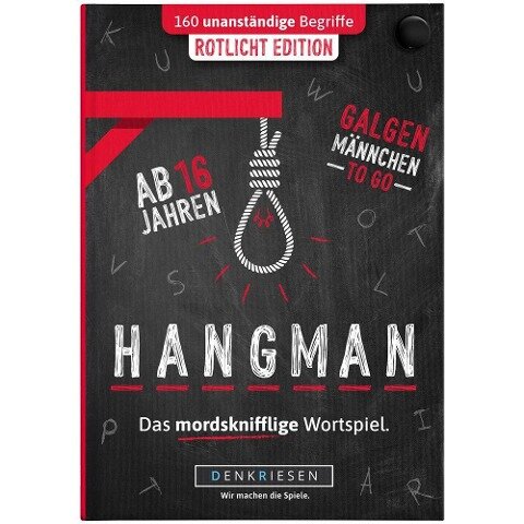 HANGMAN - ROTLICHT EDITION - "Galgenmännchen TO GO"