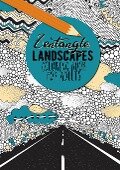 Zentangle Landscapes Coloring Book for Adults - Monsoon Publishing