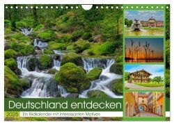 Deutschland entdecken (Wandkalender 2025 DIN A4 quer), CALVENDO Monatskalender - Ursula Di Chito