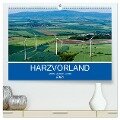 Harzvorland Luftbilder 2024 (hochwertiger Premium Wandkalender 2024 DIN A2 quer), Kunstdruck in Hochglanz - Ulrich Schrader