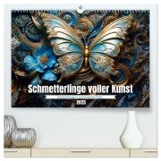 Schmetterlinge voller Kunst (hochwertiger Premium Wandkalender 2025 DIN A2 quer), Kunstdruck in Hochglanz - Kerstin Waurick
