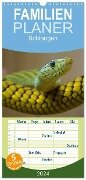 Familienplaner 2024 - Schlangen mit 5 Spalten (Wandkalender, 21 x 45 cm) CALVENDO - Elisabeth Stanzer