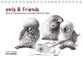 owls & friends Immerwährender Kalender (Tischkalender immerwährend DIN A5 quer) - Stefan Kahlhammer