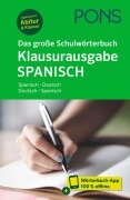 Cover-Bild zum Titel 'PONS Das große Schulwörterbuch Klausurausgabe Spanisch' von ''