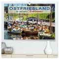 Ostfriesland - der alte Hafen Carolinensiel (hochwertiger Premium Wandkalender 2024 DIN A2 quer), Kunstdruck in Hochglanz - Peter Roder