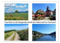 Vom Ried an die Bergstraße, durch den Odenwald ins Neckartal (Wandkalender 2025 DIN A2 quer), CALVENDO Monatskalender - Ilona Andersen