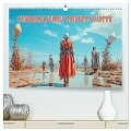 Surrealismus trifft Wüste (hochwertiger Premium Wandkalender 2024 DIN A2 quer), Kunstdruck in Hochglanz - Liselotte Brunner-Klaus