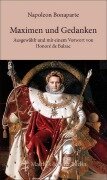 Cover-Bild zum Titel 'Maximen und Gedanken' von 'Napoleon Bonaparte'