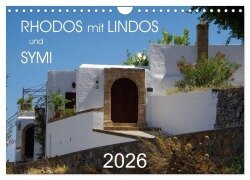 Cover-Bild zum Titel 'Rhodos mit Lindos und Symi (Wandkalender 2026 DIN A4 quer), CALVENDO Monatskalender' von 'Thilo Seidel'