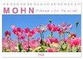 Mohn, Blütenzauber in Rosa, Pink und Weiß (Tischkalender 2024 DIN A5 quer), CALVENDO Monatskalender - Sabine Löwer