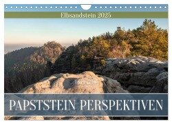 Papststein Perspektiven - Elbsandstein (Wandkalender 2025 DIN A4 quer), CALVENDO Monatskalender - Kevin Walther