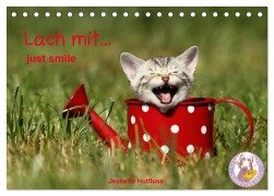 Cover-Bild zum Titel 'lach mit...just smile (Tischkalender 2026 DIN A5 quer), CALVENDO Monatskalender' von 'Jeanette Hutfluss'